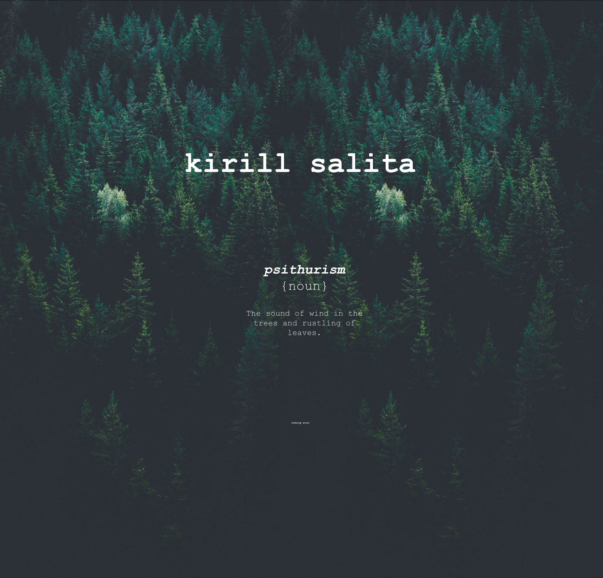 Landing page Kirill Salita